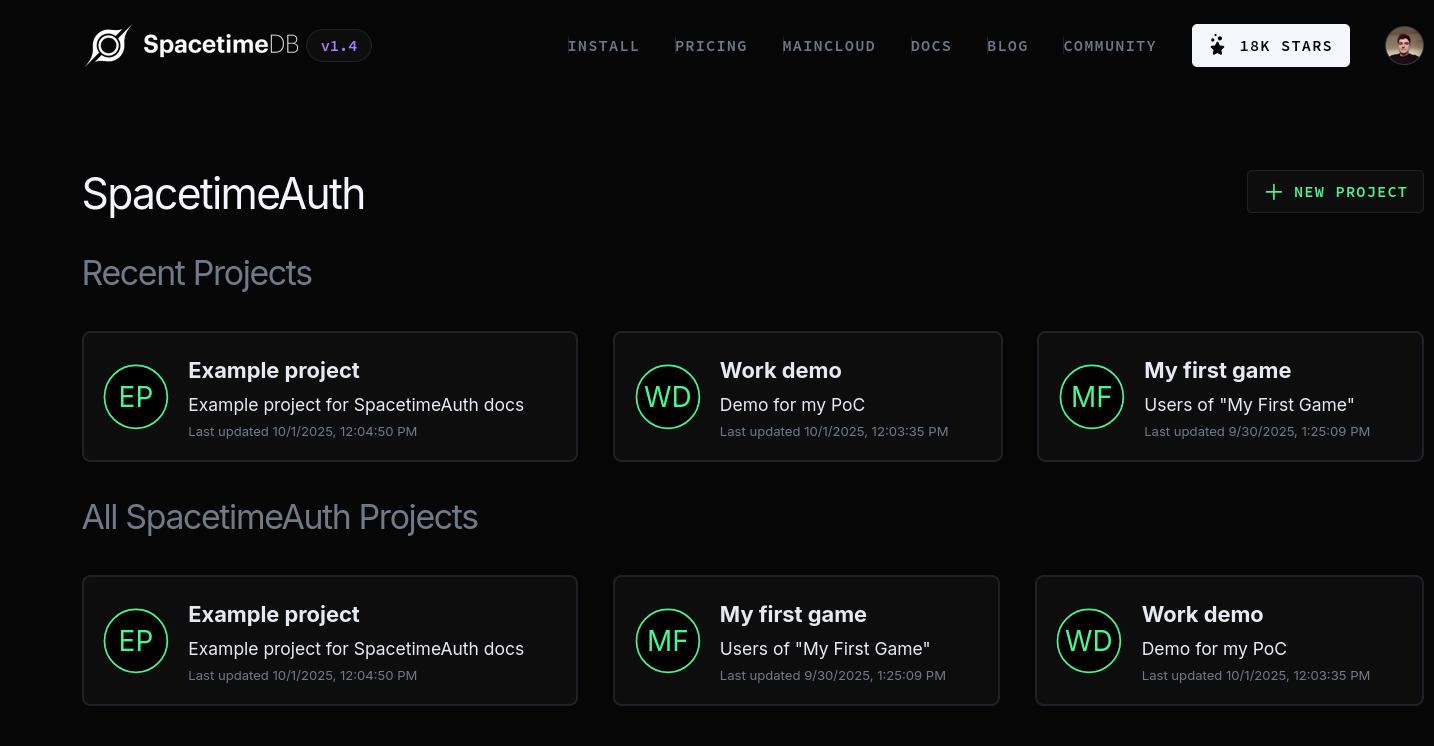 Project list